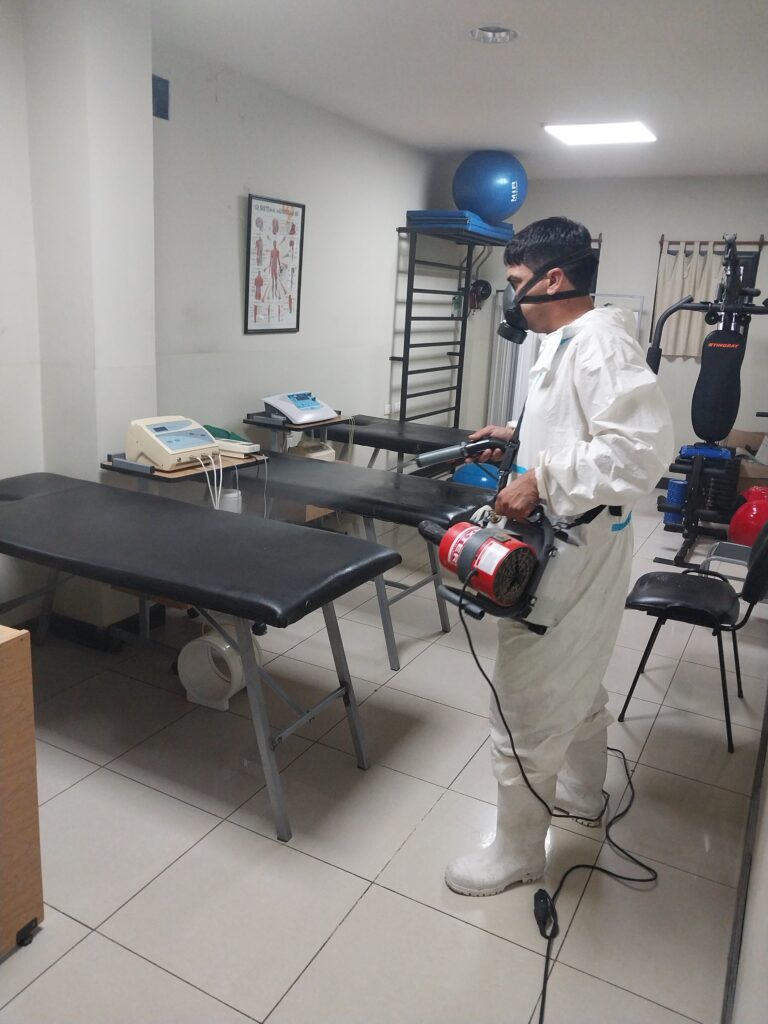 Desinfección de consultorios